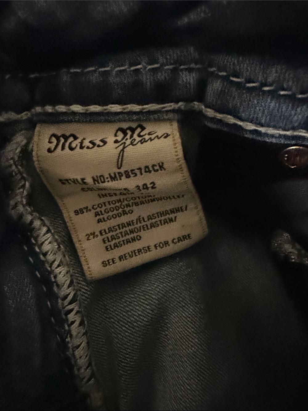 Miss Me Mid Rise Cuffed Skinny Jeans - Picture 2 of 4